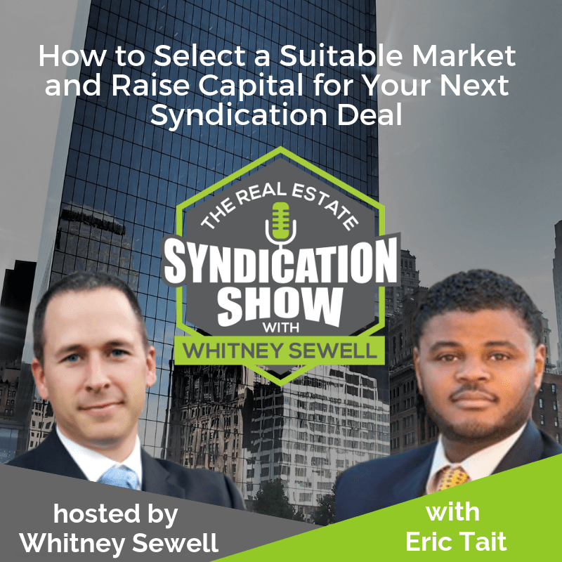 Real estate syndication and real estate dealmaking